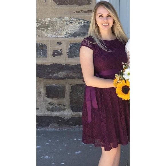 Plum/Purple Dress - Picture 4 of 5